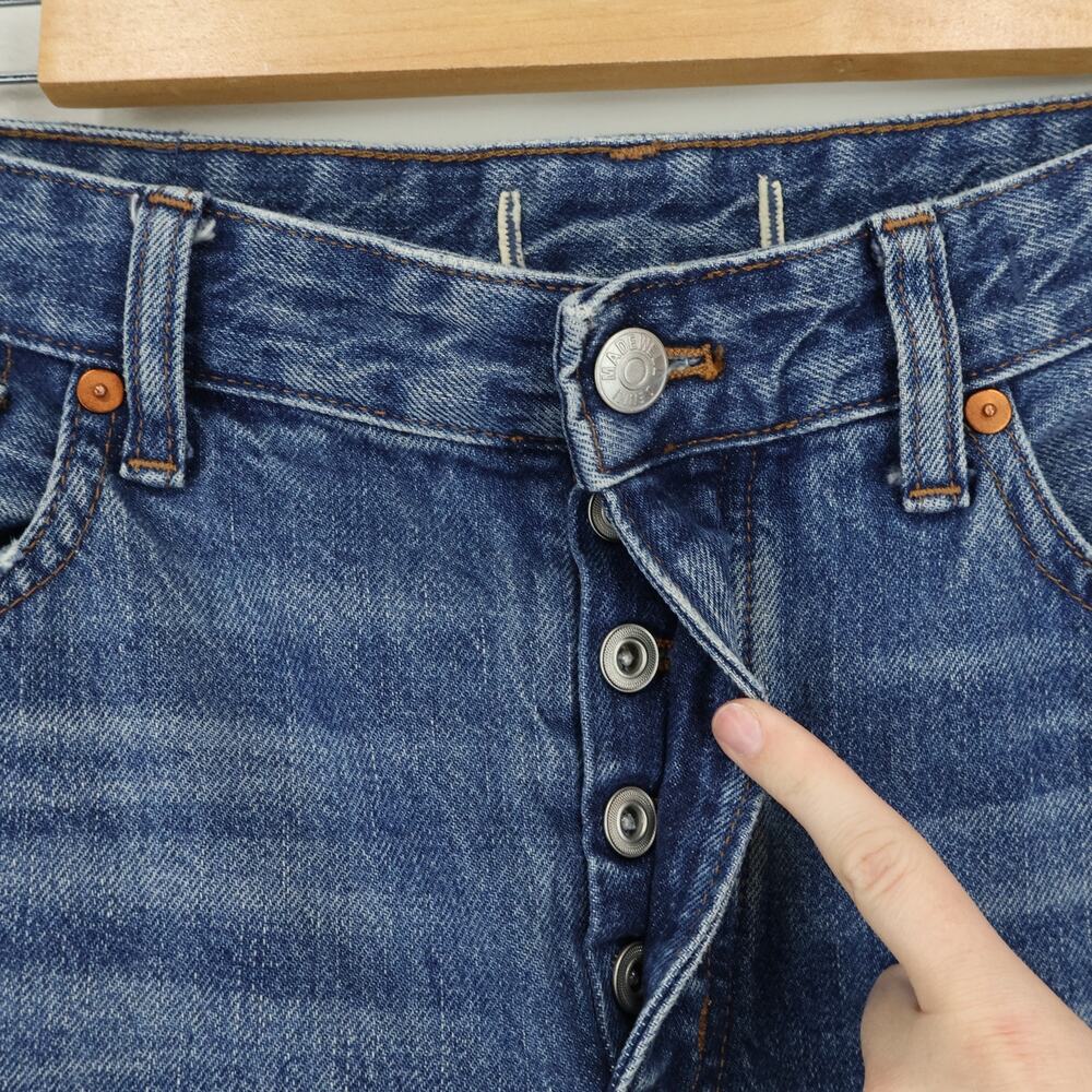 Madewell The Darted Barrel Leg Jean Irmo Wash Size 26 - Picture 4 of 10